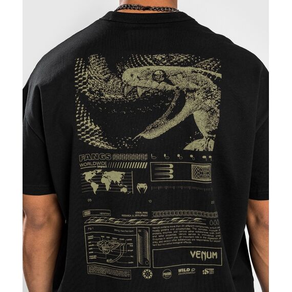 T-Shirt Venum Fangs - Coupe surdimensionnée, Taille: L, Couleur: Noir, 3 image