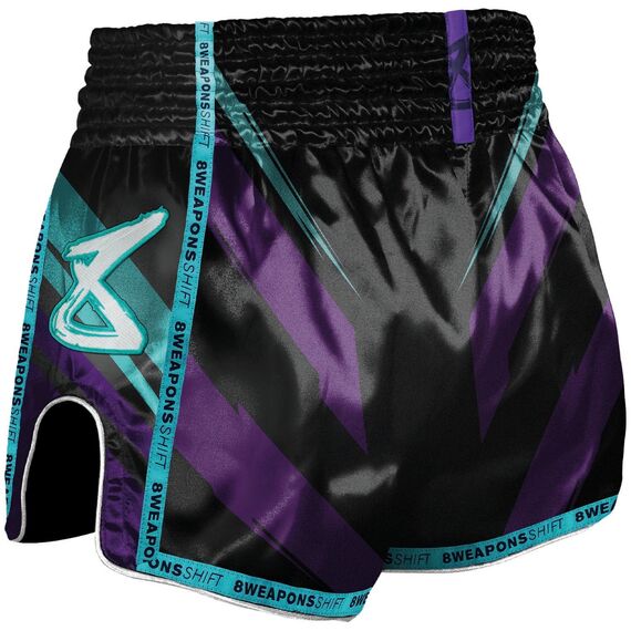 8 WEAPONS Muay Thai Shorts, Shift, cyber S, Size: S, Colour: Schwarz, 2 image