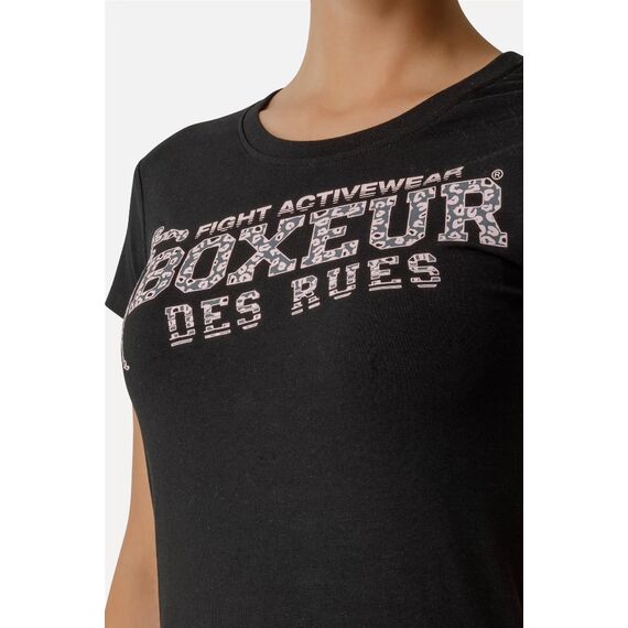 Front Logo Round Neck T-Shirt, Bekleidungsgrösse: L, Farbe: Schwarz, 3 image