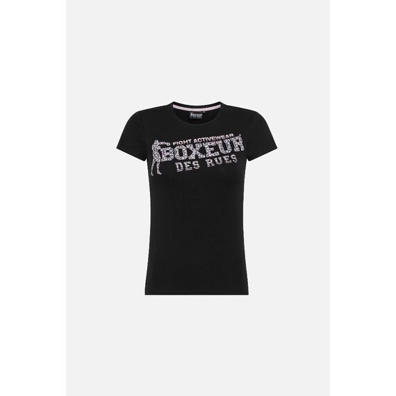 Front Logo Round Neck T-Shirt, Bekleidungsgrösse: L, Farbe: Schwarz, 2 image