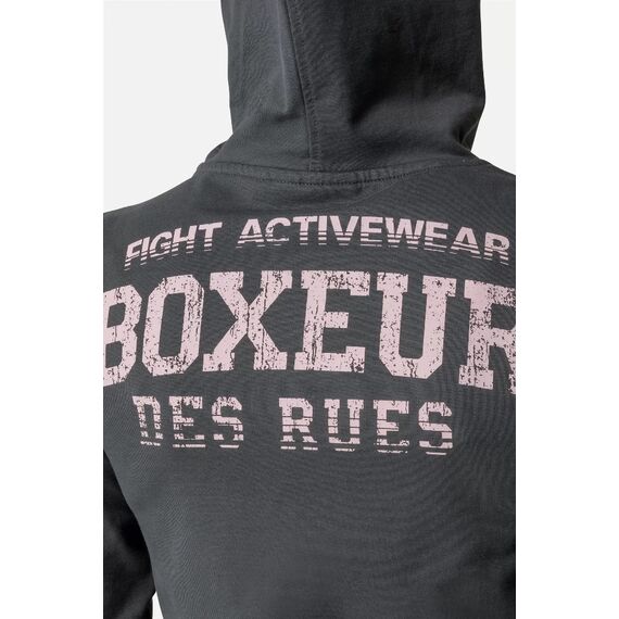 Logo Zipped Hoodie, Taille: M, Couleur: Gris anthracite, 4 image
