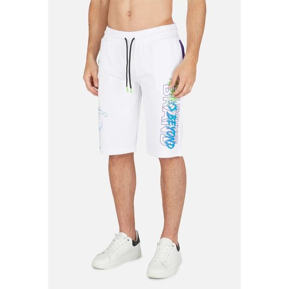 Short Pants W/ Prints, Bekleidungsgrösse: 2XL, Farbe: Weiss