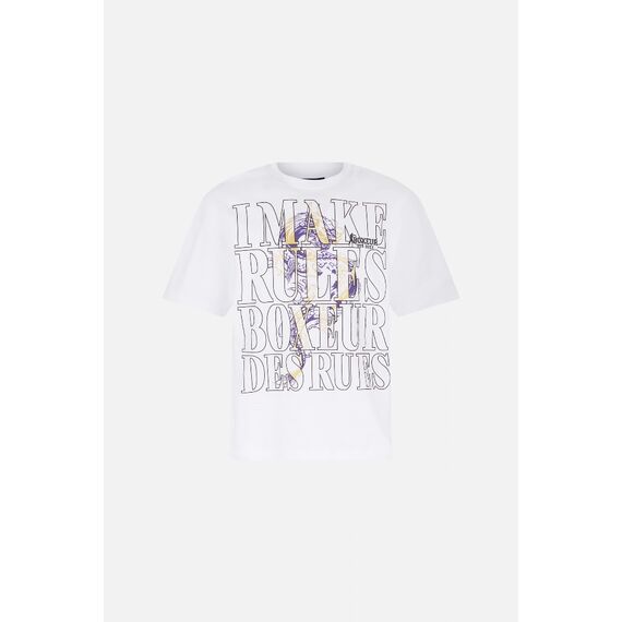 T-Shirt avec imprimés, Taille: M, Couleur: Blanc, 2 image