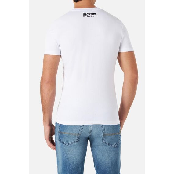 Bdr Printed T-Shirt, Taille: M, Couleur: Blanc, 3 image