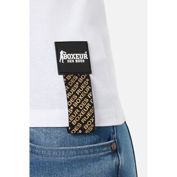 Bdr Printed T-Shirt, Taille: M, Couleur: Blanc, 4 image