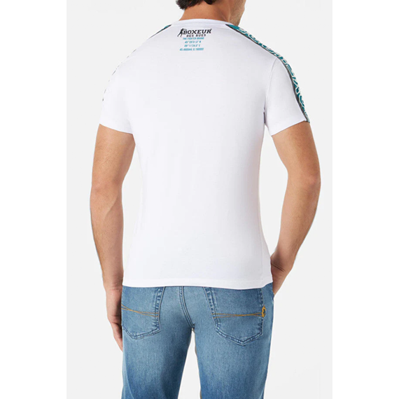 T-Shirt mit Einsätzen, Bekleidungsgrösse: L, Farbe: Weiss, 4 image