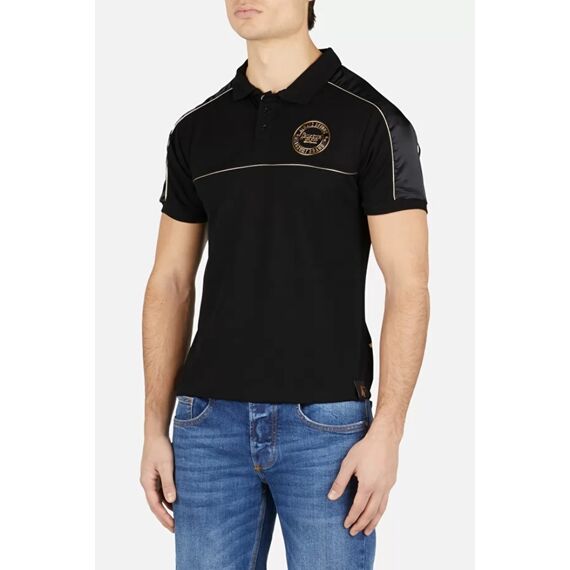 Polo W/Iconic Badge, Size: L, Colour: Schwarz