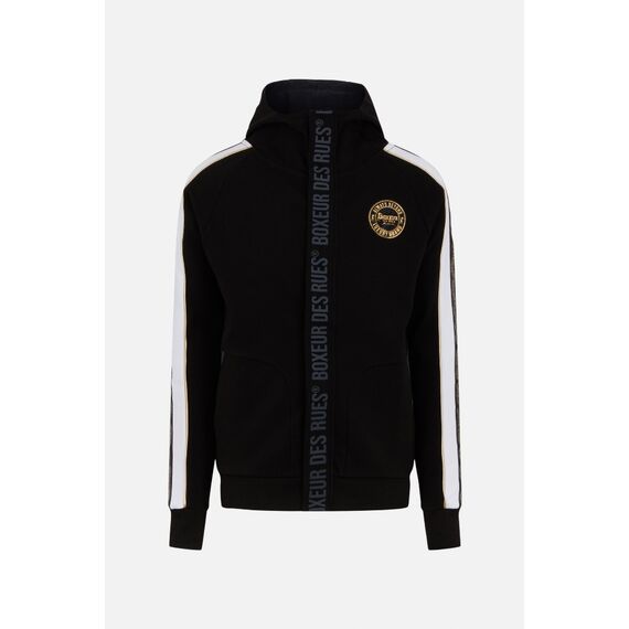 Interlock Sweatshirt W/Tape, Colour: Schwarz, Size: L, 3 image