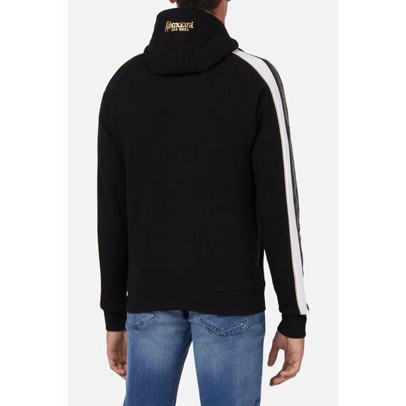 Interlock Sweatshirt W/Tape, Colour: Schwarz, Size: L, 2 image