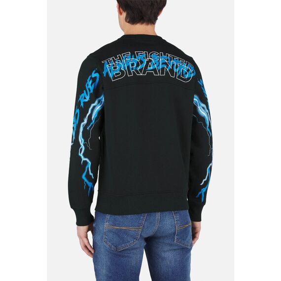 Roundneck Sweatshirt W/ Yoke, Bekleidungsgrösse: XL, Farbe: Schwarz, 3 image