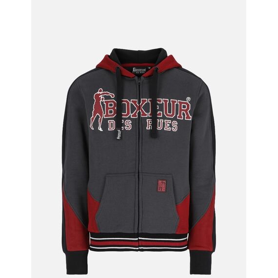 Hooded Full Zip Sweatshirt, Size: 2XL, Colour: Anthracite, 5 image