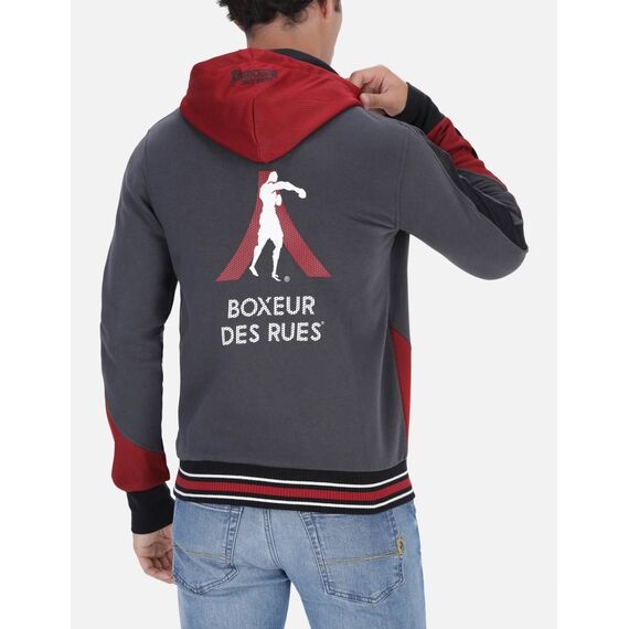 Hooded Full Zip Sweatshirt, Size: 2XL, Colour: Anthracite, 4 image