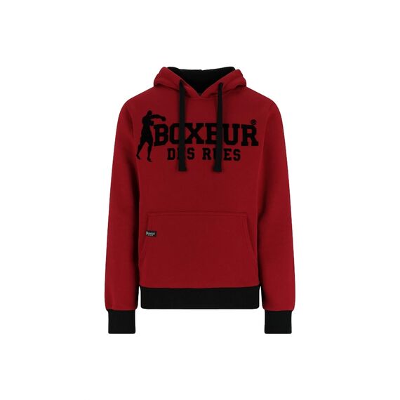 Man Hoodie Sweatshirt, Size: L, Colour: Bordeau, 2 image