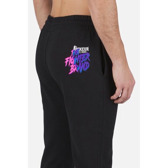 Long Sweatpants W/ Piping, Size: M, Colour: Schwarz, 2 image
