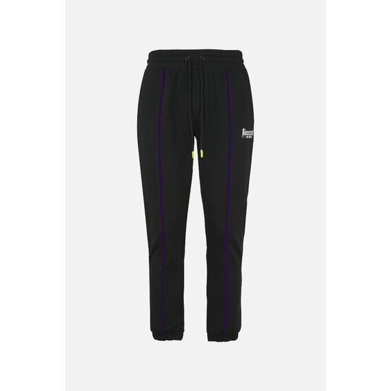 Long Sweatpants W/ Piping, Size: M, Colour: Schwarz, 5 image