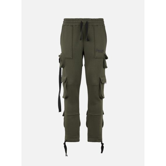 Cargo Track Pants, Taille: L, Couleur: Kaki, 4 image