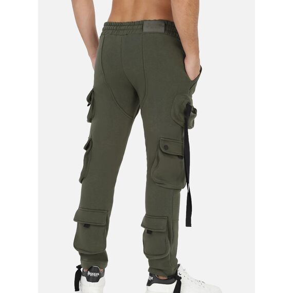 Cargo Track Pants, Taille: L, Couleur: Kaki, 3 image