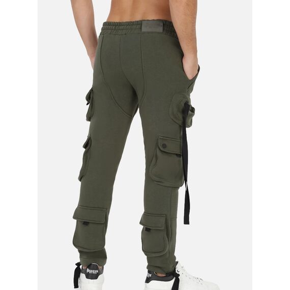 Cargo Track Pants, Size: 2XL, Colour: Khaki, 3 image