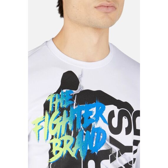 T-Shirt avec imprimés, Taille: S, Couleur: Blanc, 4 image