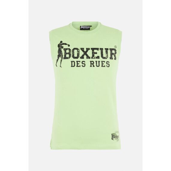 Basic Printed Tank Top, Size: L, Colour: Green, 2 image