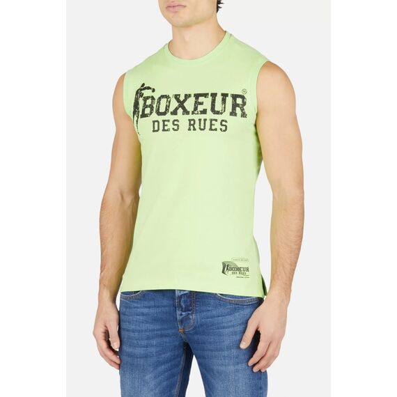 Basic Printed Tank Top, Size: S, Colour: Green
