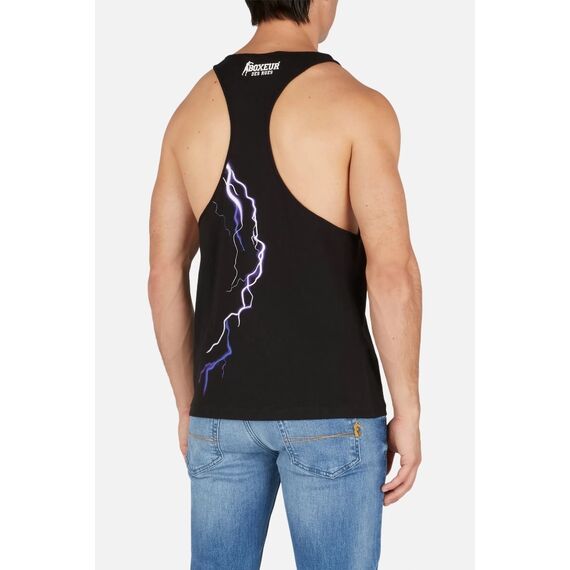 Tank Top With Print, Size: S, Colour: Schwarz, 3 image