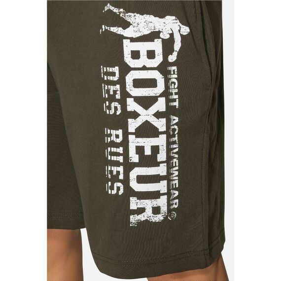 Training Big Print Shorts, Size: 2XL, Colour: Khaki, 4 image