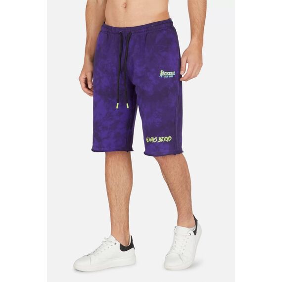 Short Pants In Tie&Dye, Size: L, Colour: Violett, 2 image