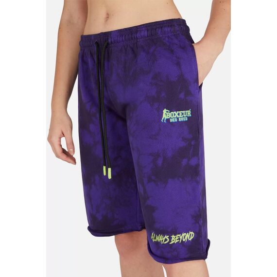 Short Pants In Tie&Dye, Size: L, Colour: Violett, 8 image