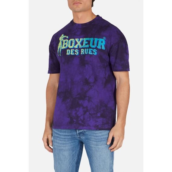 Roundneck Tshirt In Tie&Dye, Size: M, Colour: Violett, 2 image