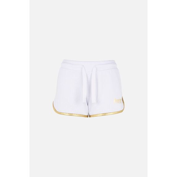 Basic Micro Shorts Sweatpants, Taille: L, Couleur: Blanc, 2 image