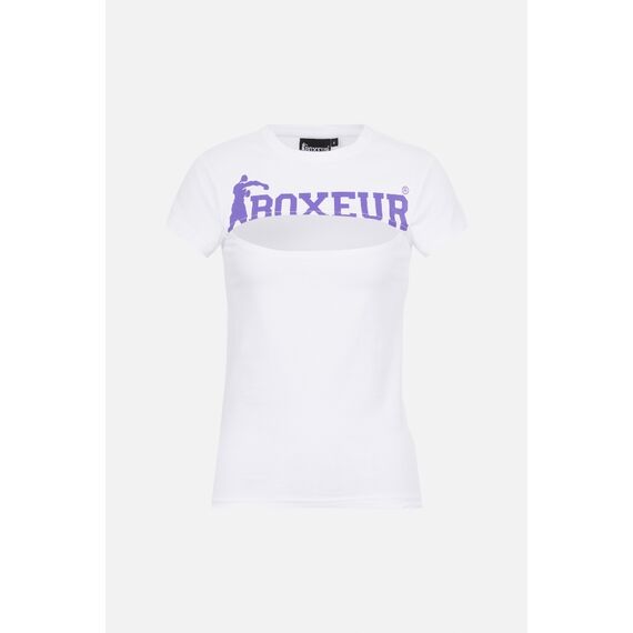 T-Shirt avec logo, Taille: M, Couleur: Blanc, 2 image