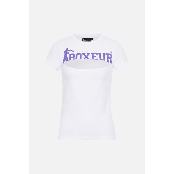 T-Shirt avec logo, Taille: S, Couleur: Blanc, 2 image