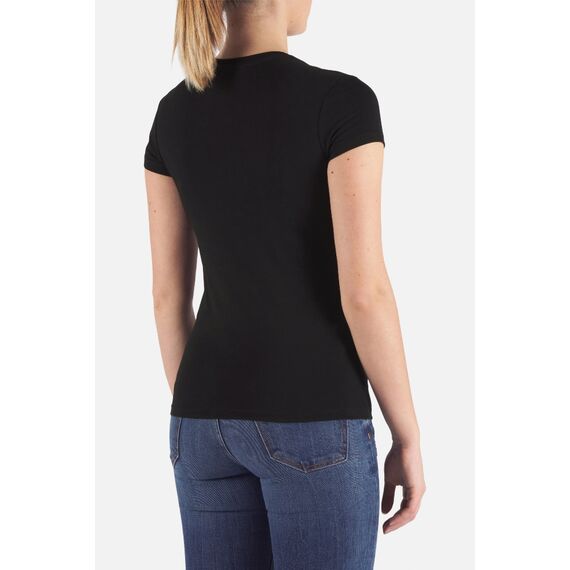 Basic T-Shirt With Front Logo, Colour: Schwarz, Size: L, 3 image