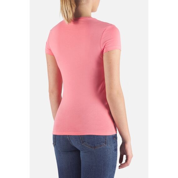 Basic T-Shirt With Front Logo, Bekleidungsgrösse: XL, Farbe: Rosa, Grösse : XL, 2 image