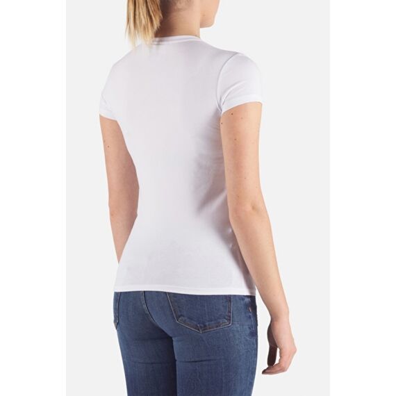 T-shirt avec logo sur le devant, Couleur: Blanc, Taille ne pas utiliser: M, 2 image