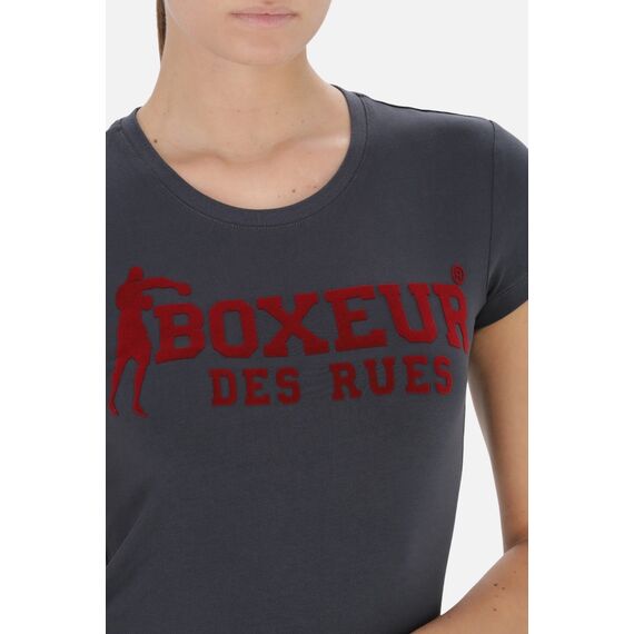 Basic T-Shirt With Front Logo, Bekleidungsgrösse: XL, Farbe: Anthracite, 2 image