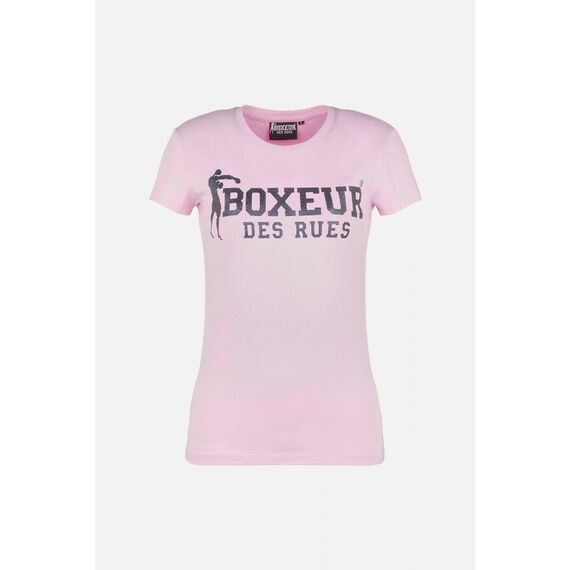 Basic T-Shirt With Front Logo, Bekleidungsgrösse: XL, Farbe: Rosa, 2 image