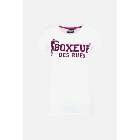 T-shirt avec logo sur le devant, Taille: M, Couleur: Blanc, 2 image