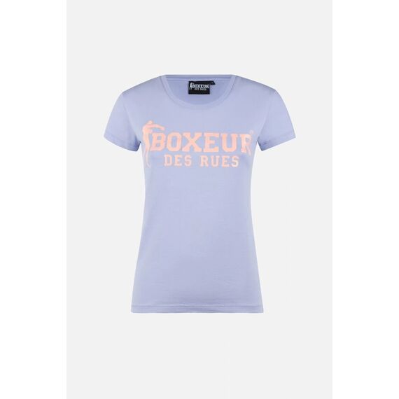 Basic T-Shirt With Front Logo, Bekleidungsgrösse: M, Farbe: Violett, 2 image