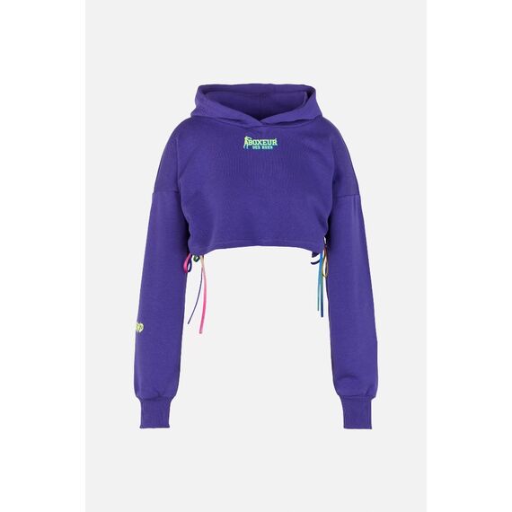Sweat à capuche, Taille: M, Couleur: Violet, 2 image