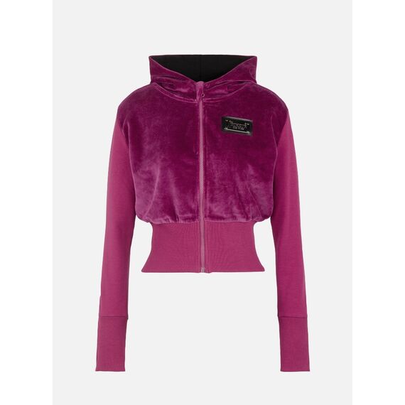 Full Zip Hoodie With Velvet, Size: M, 2 image