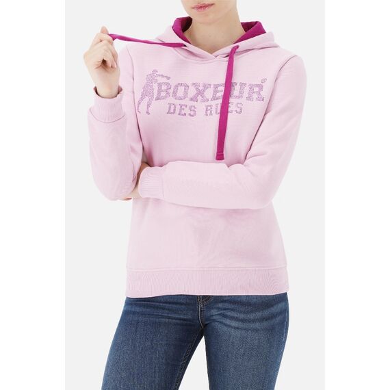 Lady Hooded Sweatshirt, Size: XL, Colour: Rosa