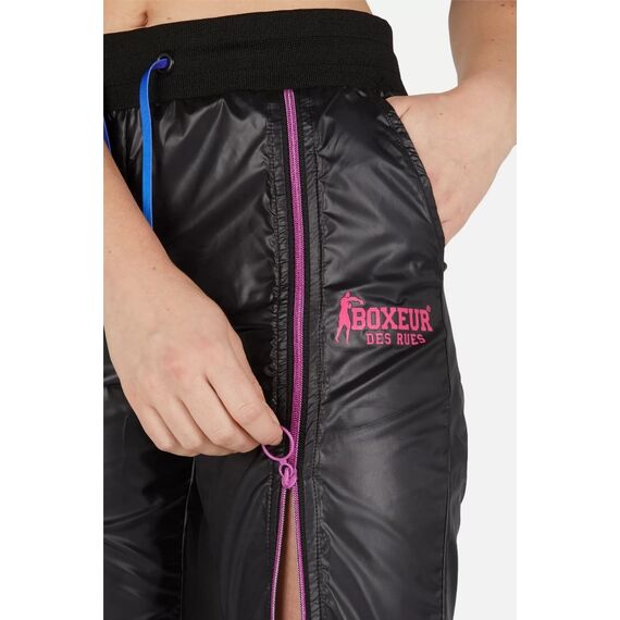 Long Sweatpants W/ Piping, Size: M, Colour: Schwarz, 4 image