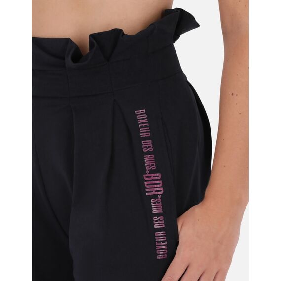 Wide Leg High Waist Pants, Size: L, Colour: Schwarz, 4 image