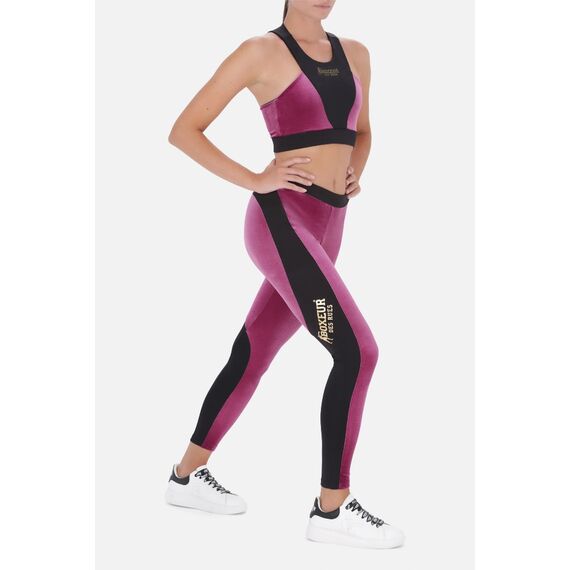 Color Block Leggings, Taille: L, Couleur: Rose, 4 image