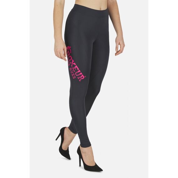 Basic Leggings With Side Logo, Taille: M, Couleur: Gris anthracite