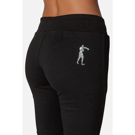 Basic Long Logo Sweatpants, Colour: Schwarz, Size: L, 2 image