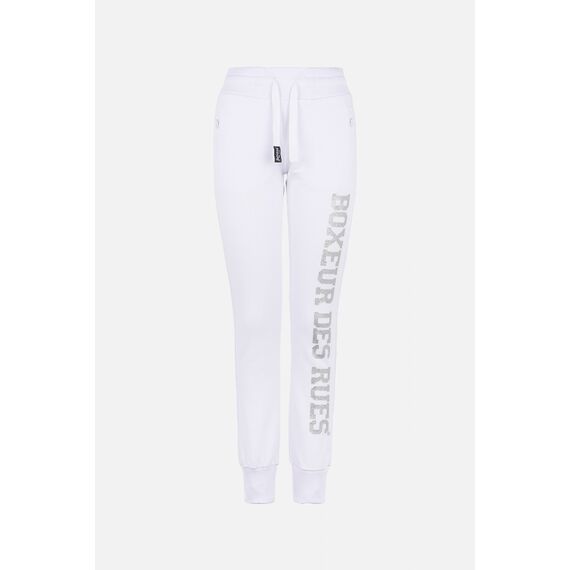 Basic Long Logo Sweatpants, Size: M, Colour: Weiss, 2 image