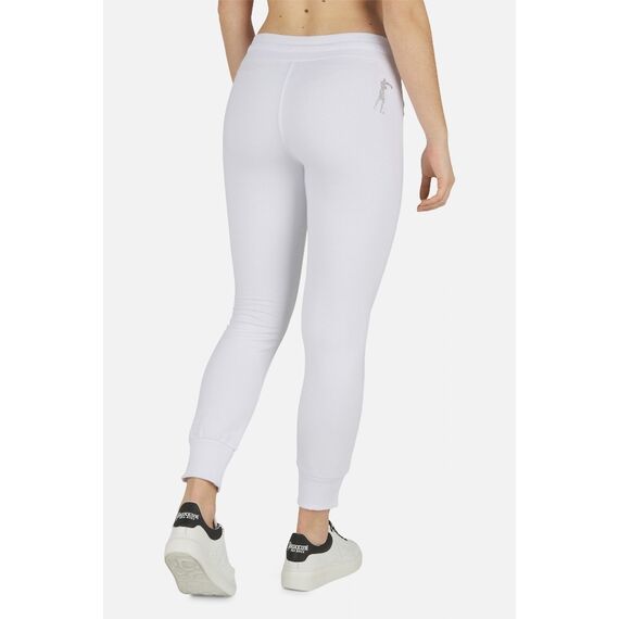 Basic Long Logo Sweatpants, Size: M, Colour: Weiss, 4 image